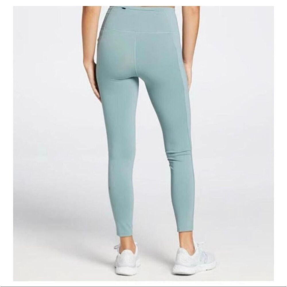 Calia Puya Green High Rise 7/8 Leggings With Pockets Size XS New